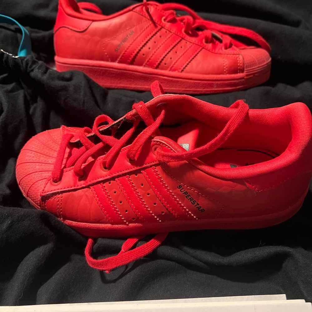 Adidas all red kids